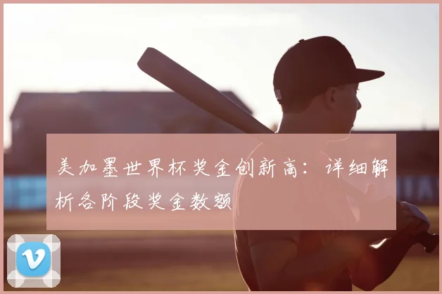 美加墨世界杯奖金创新高：详细解析各阶段奖金数额